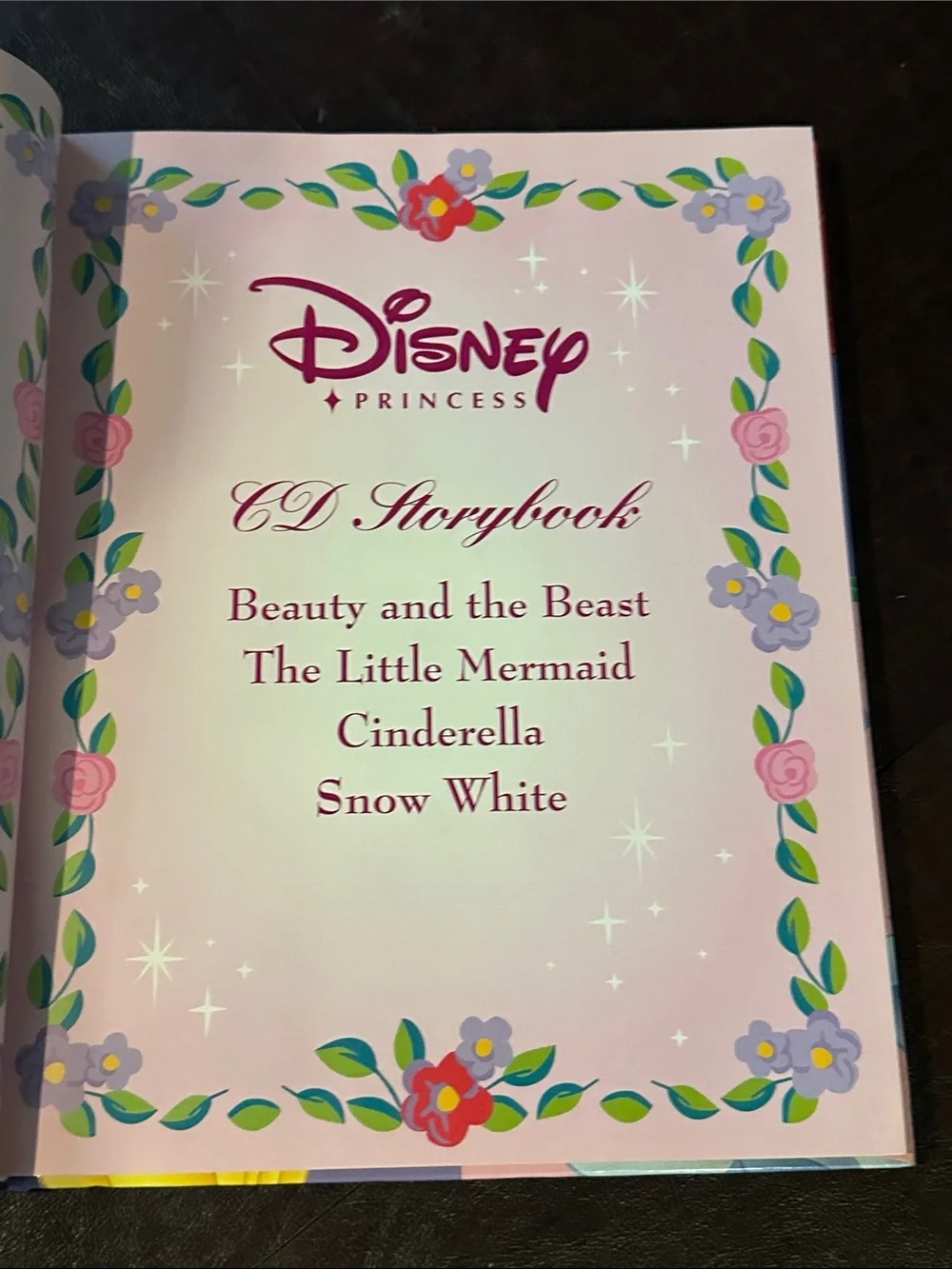 Disney Princess CD storybook